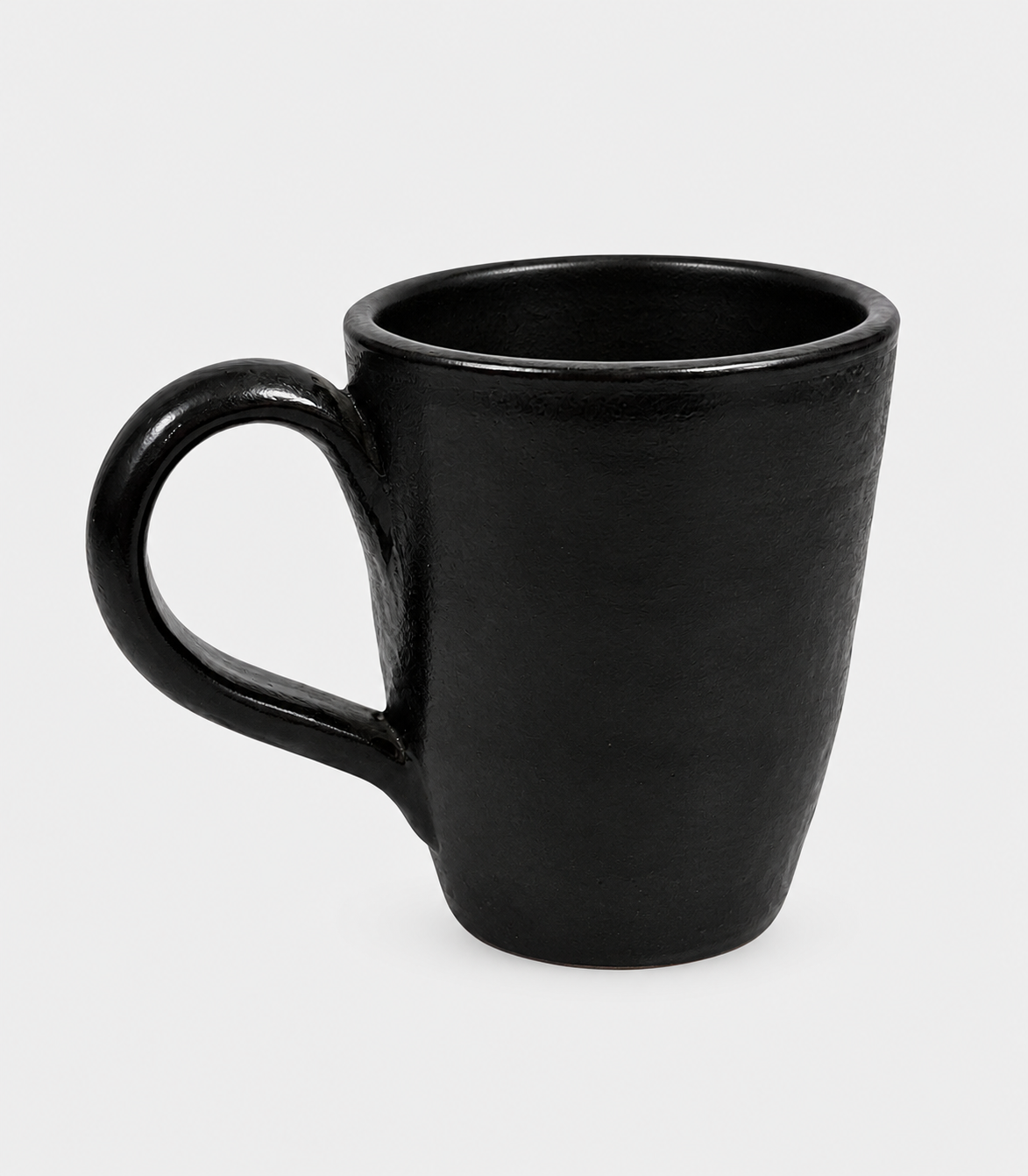 1 Ceramic Black Mug - Image 1