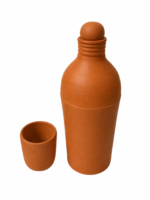 Handcrafted Terracotta Bottle & Jar Set - Image 3
