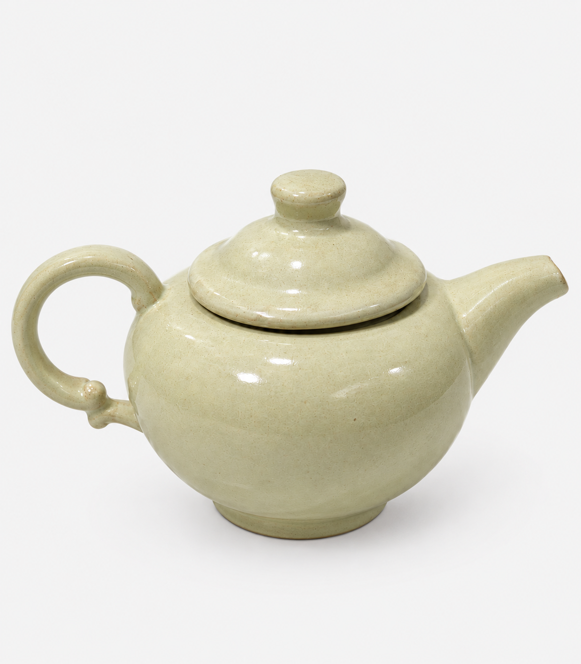 120 Classic Sage Green Ceramic Teapot - Image 1
