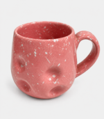 Pink Speckled Ceramic Mug