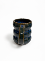 Deep Blue Reactive Glaze Ceramic Mug - Image 2