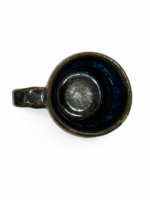 Deep Blue Reactive Glaze Ceramic Mug - Image 3