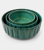 Teal Green Ceramic Bowl Set