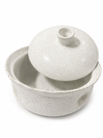 White Speckled Ceramic Casserole Dish - Image 3
