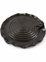 Black Petal Ceramic Serving Set - Image 2